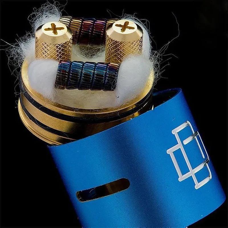 Оригинальный атомайзер Augvape Druga RDA с сменными гайками Зажимная система Snag 24 мм для