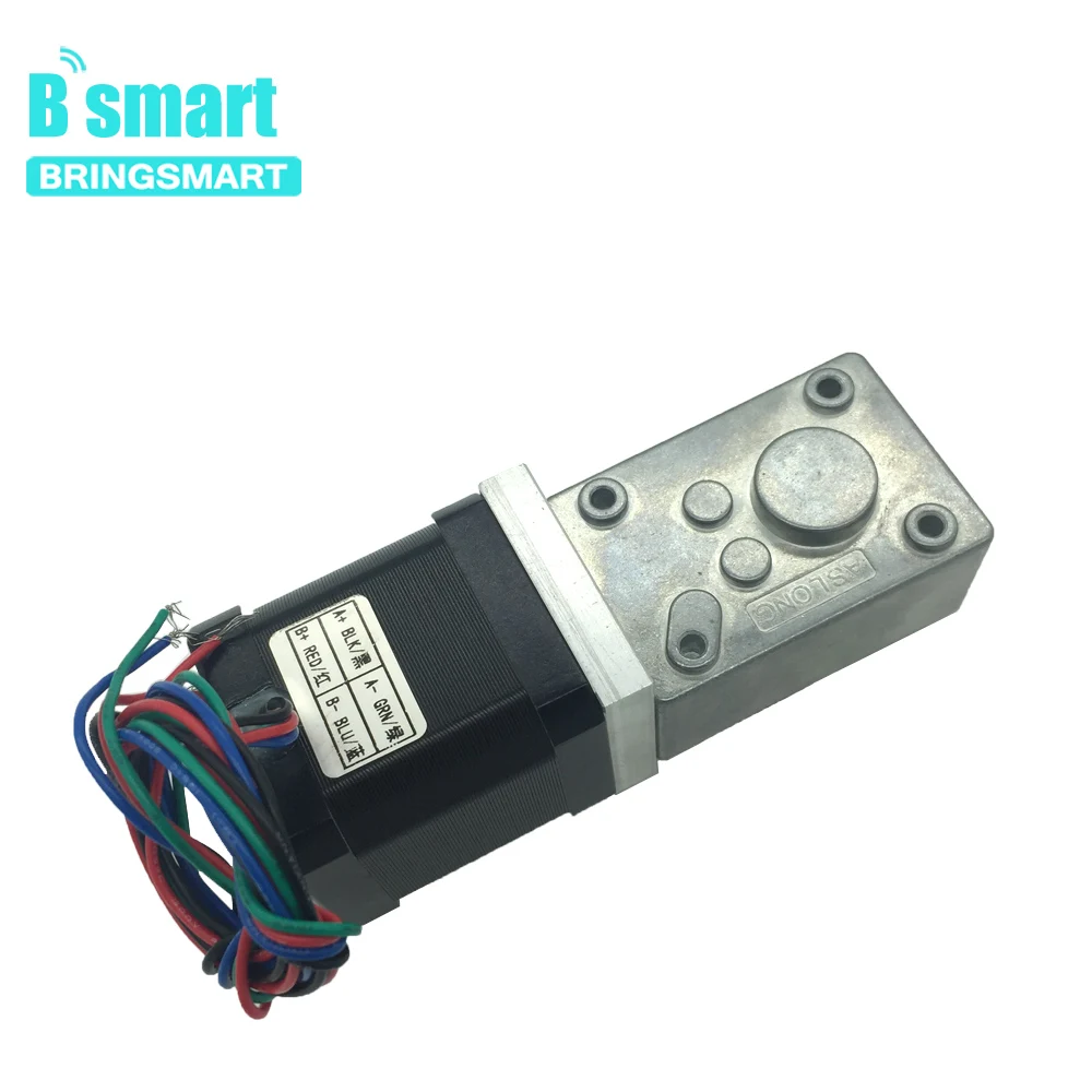 Stepping Gear ed Motors Bringsmart 12 В постоянного тока 24 червь шаговый редукционный мотор