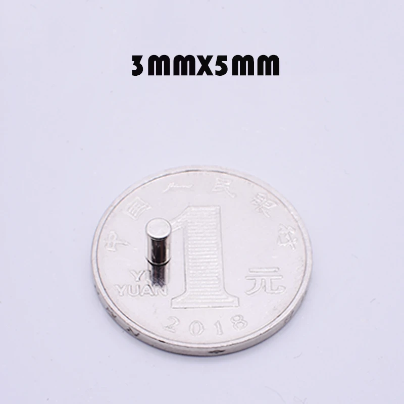 100/300 шт Дисковый 3x5 мм неодимовый магнит постоянных N35 супер сильные мощные