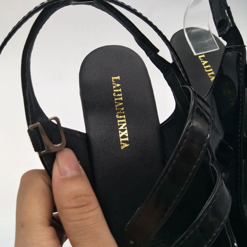 Сандалии женские на шпильке 20 см босоножки-гладиаторы пикантная обувь для