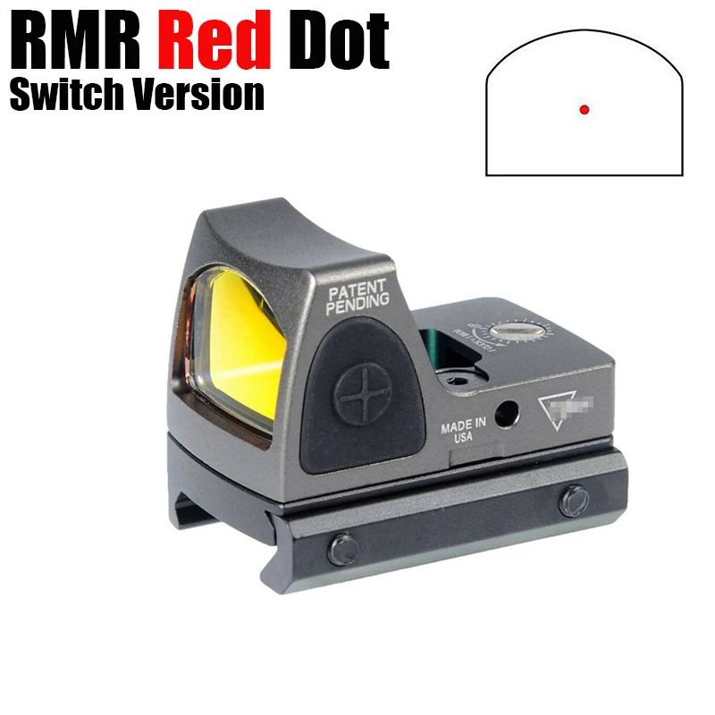 Тактический Регулируемый прицел RMR Red Dot Sight 3 25 MOA для охоты подходит Пикатинни 20 мм