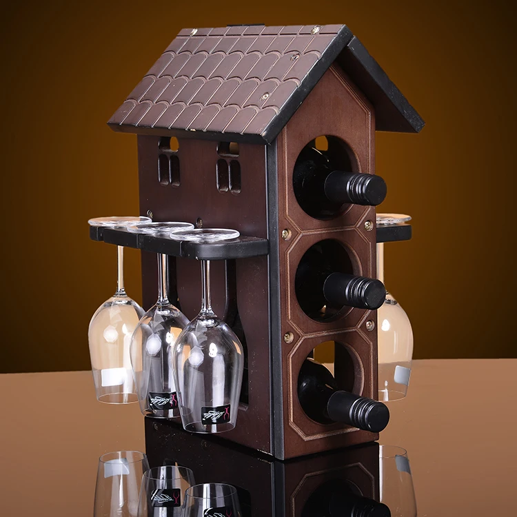 Деревянная Винная стойка для шкафа европейская винограда деревянная винная рама