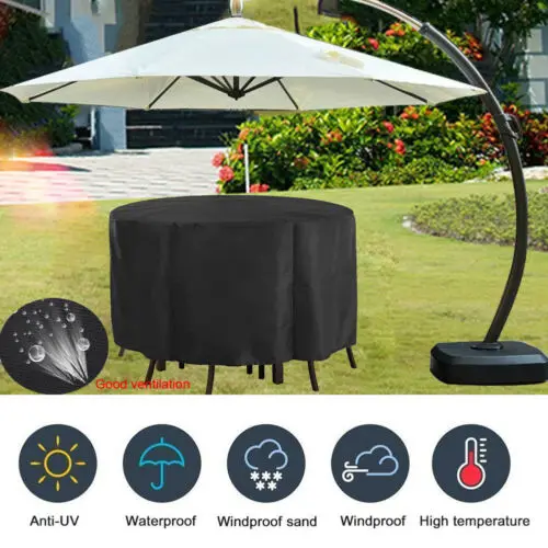 Two Sizes Waterproof Outdoor Patio Garden Furniture Covers Rain Snow Chair covers for Sofa Table Dust Proof Cover | Дом и сад