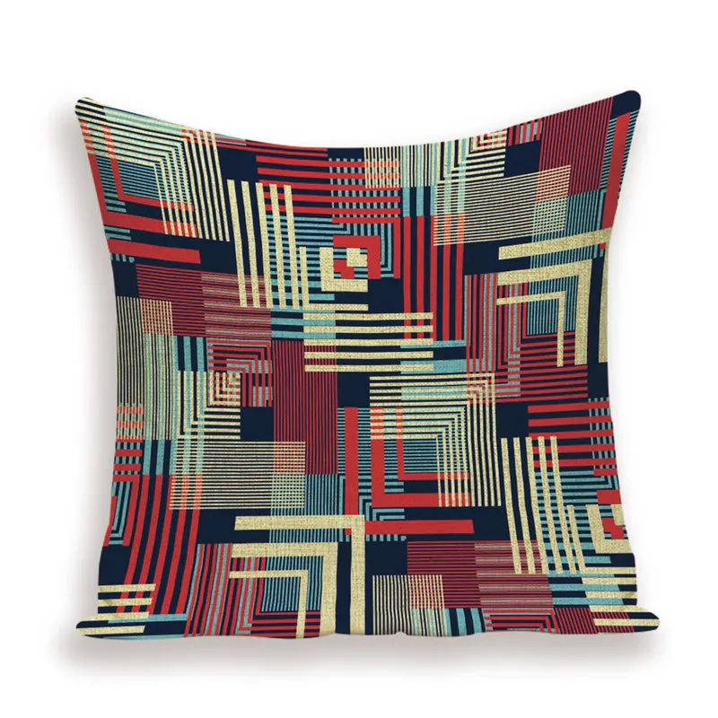 Марокканская наволочка чехол для подушки с геометрическим рисунком