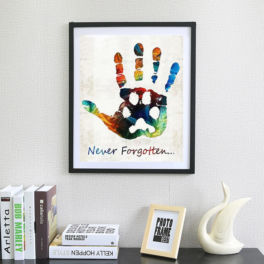 3D &quotникогда не забытый&quot квадратный домашний декор вышивки крестом 30*40 см