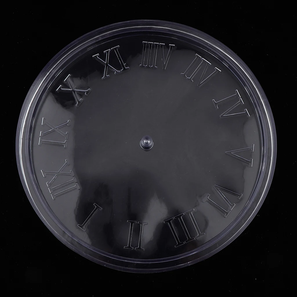 Прозрачная силиконовая стена сделай сам круглые часы с римскими цифрами форма