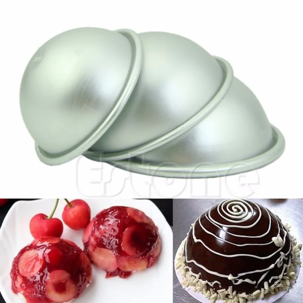 1 шт. DIY полушарии половина круглая форма для кекса штамповый шоколад пудинг печь