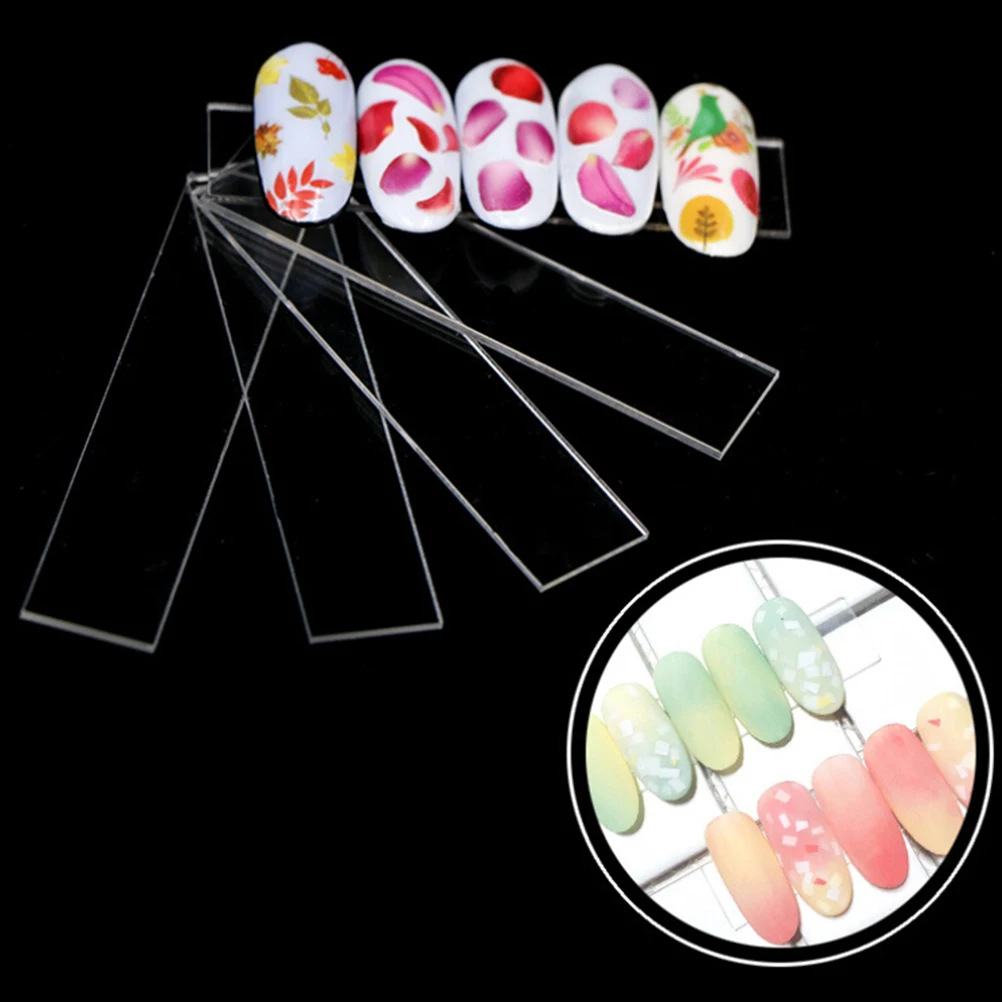 10 шт. съемный органайзер для ногтей коробка хранения акриловая полка