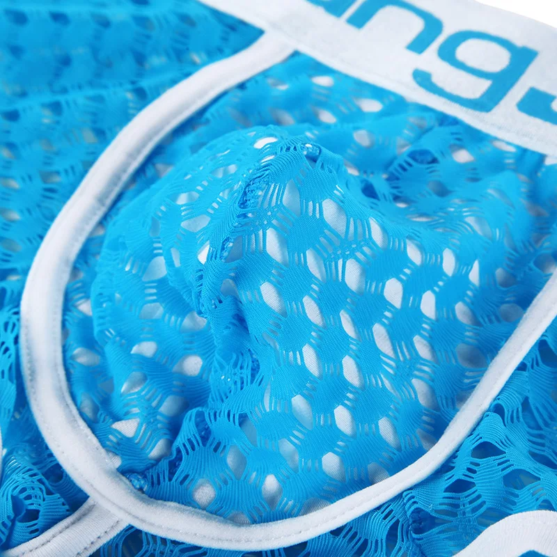 WJ сексуальное прозрачное Мужское нижнее белье боксер самакуэка Cuecas прозрачные