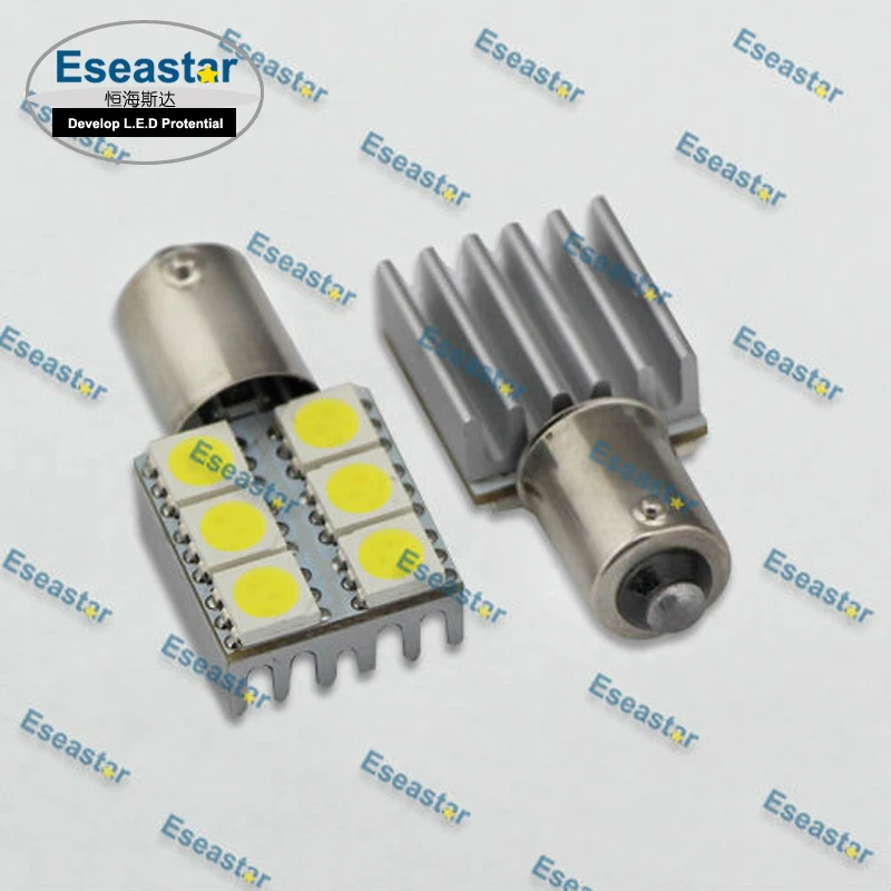 10 шт./лот eseastar Бесплатная доставка SMD5050 CANBUS LED BAY9S светодиодная лампа H21W без ошибок