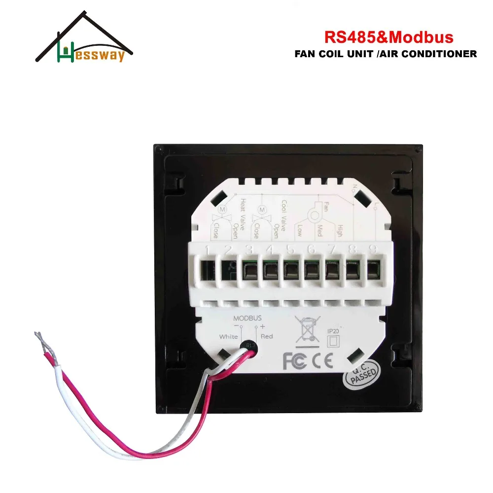 HESSWAY 3 Скорость RS485 RTU MODBUS термостат Управление AC95 240V 24AC для умный крутой вакуумный