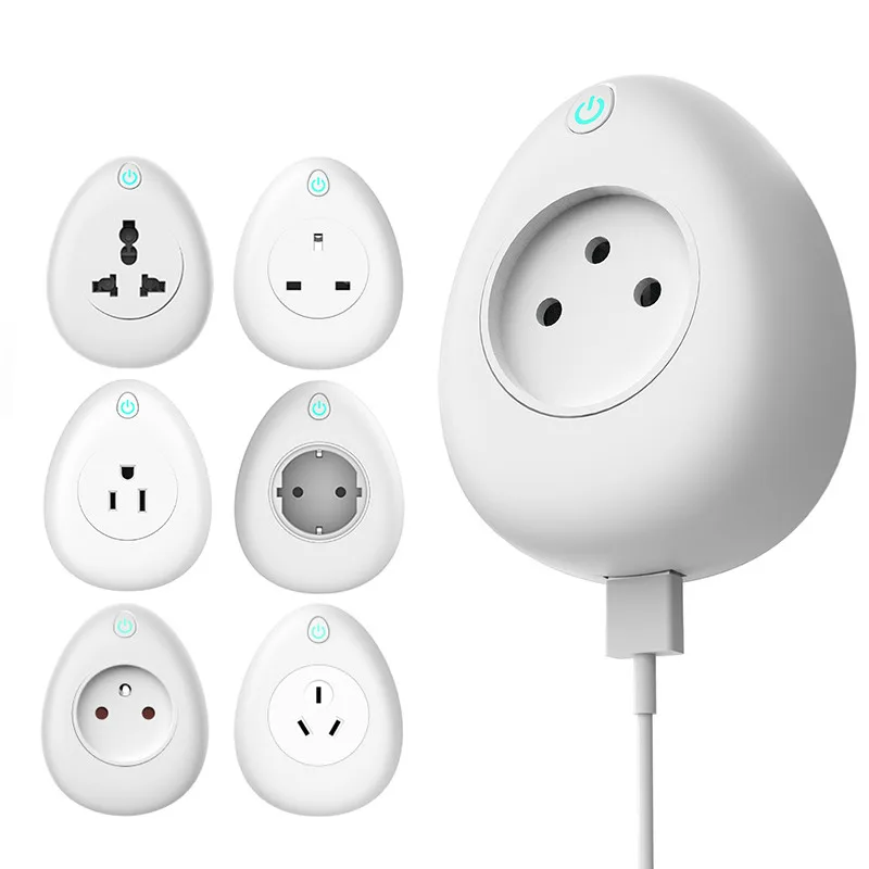 Wi Fi розетка с бесплатным подарком зарядный кабель Smart plug16A США ЕС Великобритания