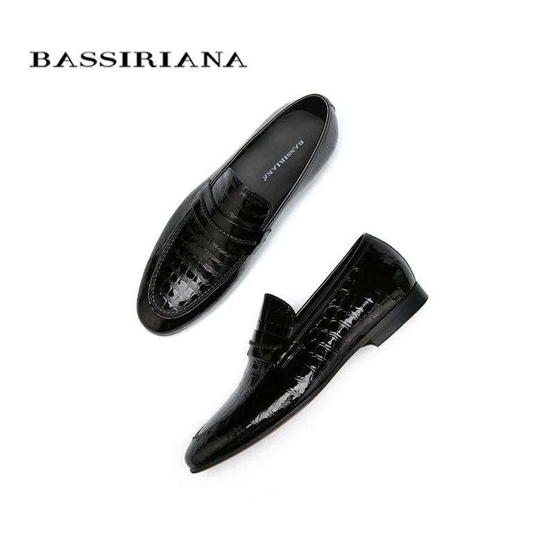 Мужской обуви Весна 2017 Новая модель обувь Из Натуральной кожи Черного 39-45