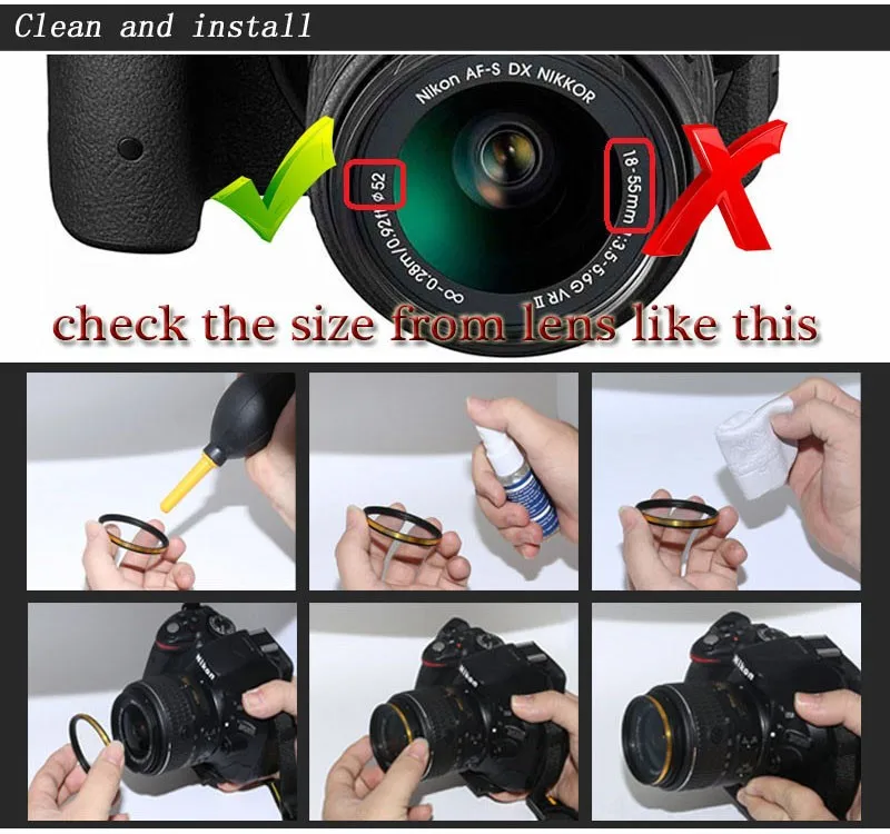 KnightX 49 мм 52 мм 55 мм 58 мм 67 мм 77 мм cpl поляризационный фильтр для Canon Nikon sony DSLR SLR Объективы для фотоаппаратов Nikon D7000 D5200 D5100