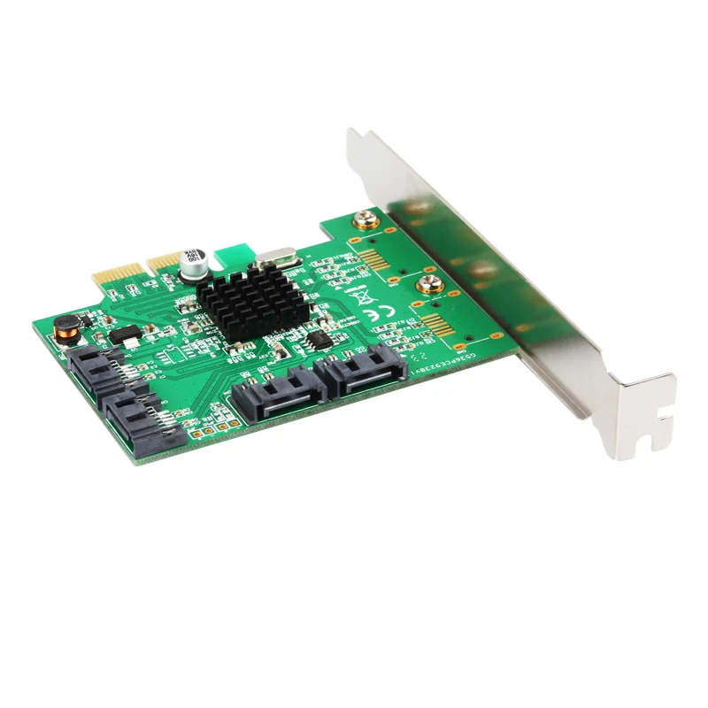 Добавьте в карты SATA Raid Card PCI Express 4 портовый HyperDuo III RAID контроллер карта marvl 88SE9230 с