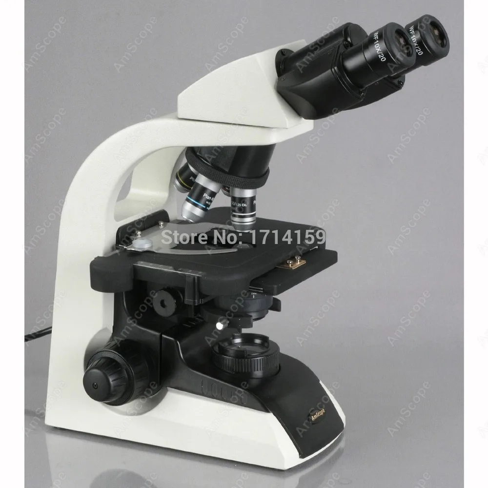 

Veterinary-AmScope Supplies 40X-2500X Infinity Plan Binocular Biological Microscope