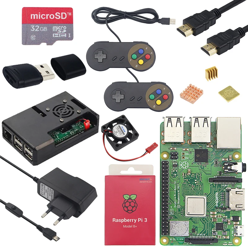 Оригинальный Raspberry Pi 3 model b плюс 1 4 ГГц quad core 64 разрядный процессор 2 4G & 5G Wi Fi Bluetooth