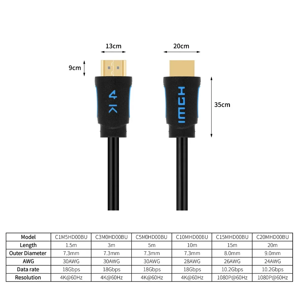 Tesla Smart HDMI 4K @ 60 Гц к кабель 3 м 10ft адаптер 3D для Xbox360 дисплей LCD PS3 PS4 проектор