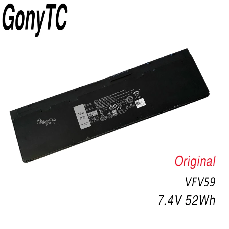 Black 7,4 В 52wh VFV59 W57CV GVD76 ноутбук Батарея для DELL Latitude E7240 E7250 W57CV 0W57CV WD52H GVD76 VFV59 натуральная кожа - Цвет: Black