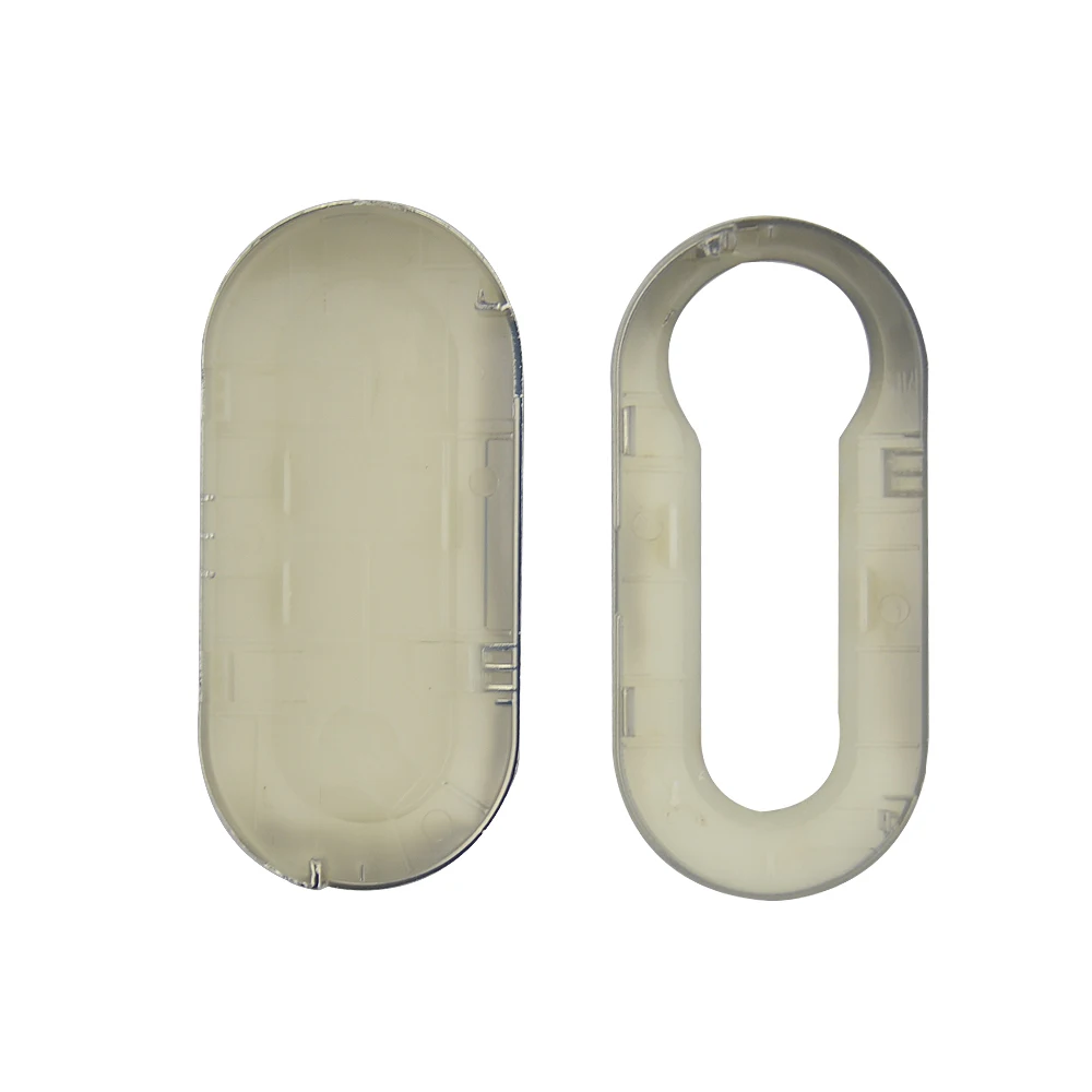 OkeyTech 5/10 шт. сменный защитный чехол для ключа подходит Fiat 500 3 кнопочный флип-брелок