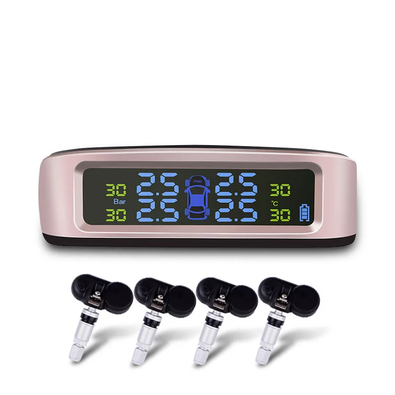 TPMS Авто Охранная сигнализация солнечная мощность сборка в шинах Давление