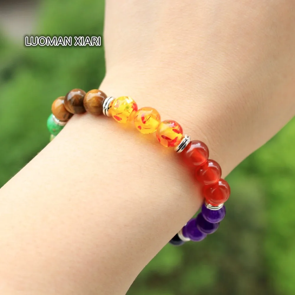 1 шт. оптовая продажа 7 разных видов дизайна камень AAA + натуральный смешанный цвет