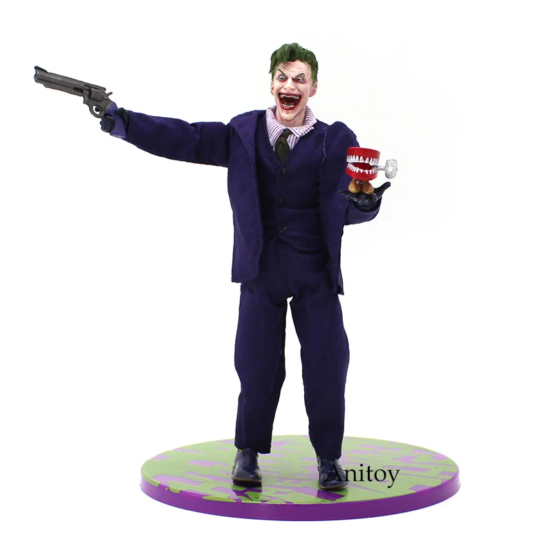 MEZCO Бэтмен, Джокер 1/12 весы ПВХ фигурку Коллекционная модель игрушки(Подлинная одежда) 16 см