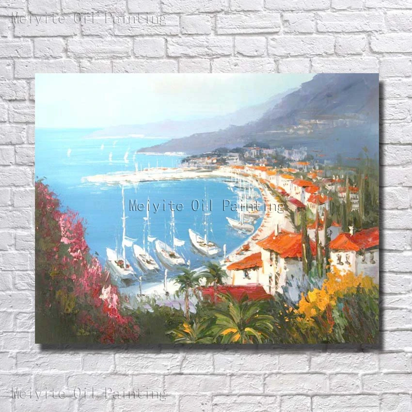 

High Quality Free Shipping Cheap Modern Canvas Art Hand Made Wall Pictures For Living Room Wall Decor