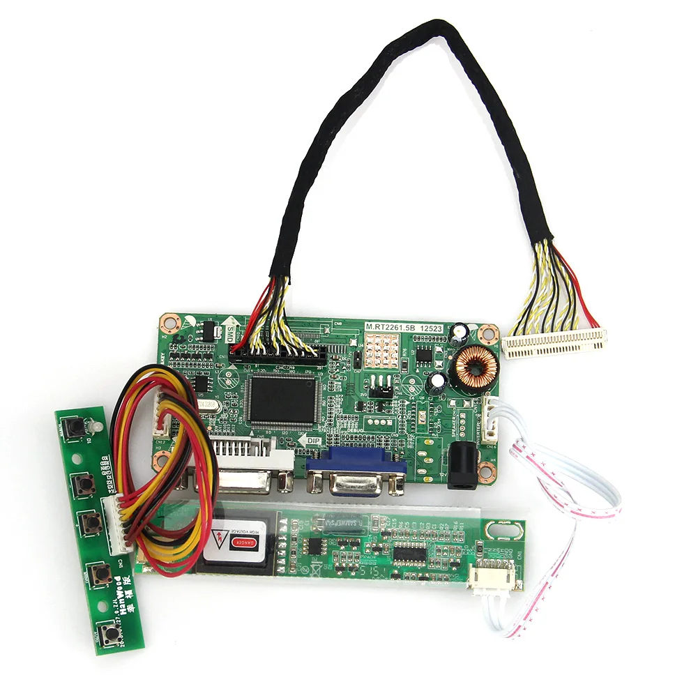 Для LP171WP4(TL)(B1) LTN170X2 L02 VGA + DVI M.RT2261 плата драйвера жк/светодиодного контроллера LVDS