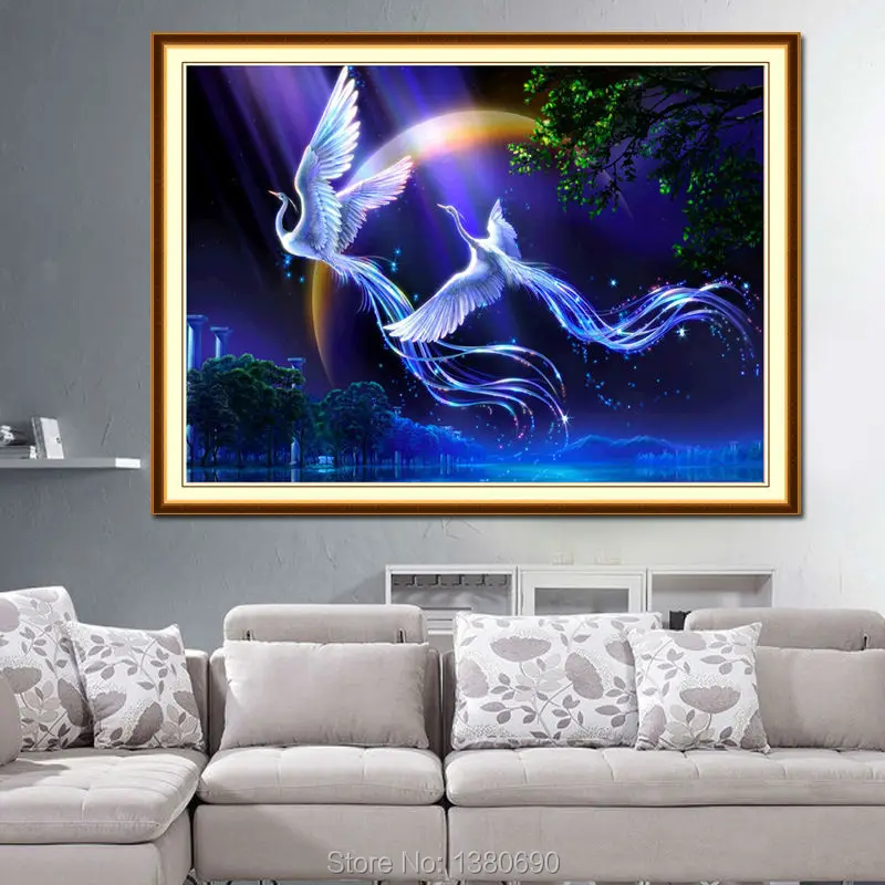 Птица Феникс 5D алмазная вышивка Алмазная мозаика картина сделай сам живопись