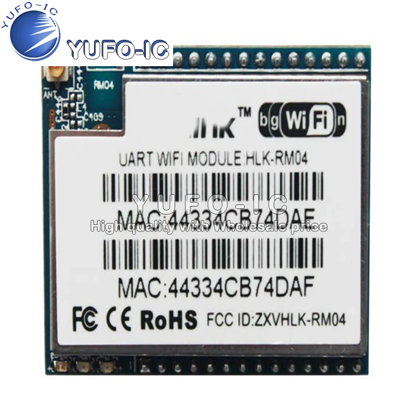 HLK-RM04 встроенный WIFI turnA Серийный порт MCU Uart серийный интерфейс WIFI Беспроводная Прозрачная передача модуль