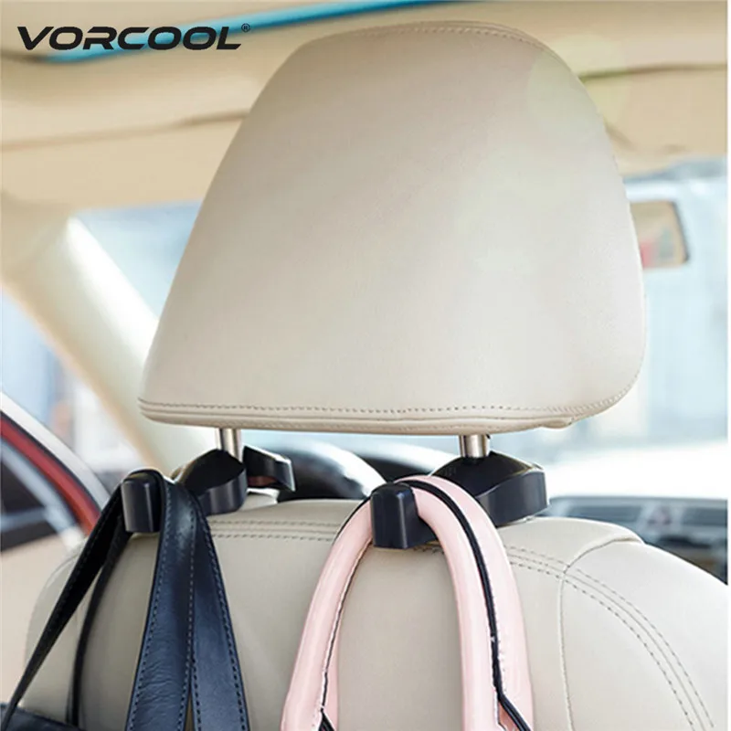 Автомобильная вешалка на подголовник заднего сиденья 2 шт. крючки для хранения