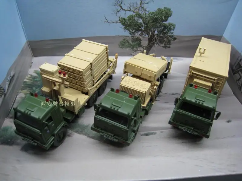 1/72 масштаб военная модель игрушки Израиль "Железный купол" Система обороны грузовик литой металлический автомобиль модель игрушки набор для коллекции, подарок