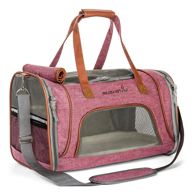 DannyKarl рюкзак для домашних животных переноска собак однотонная ткань Оксфорд