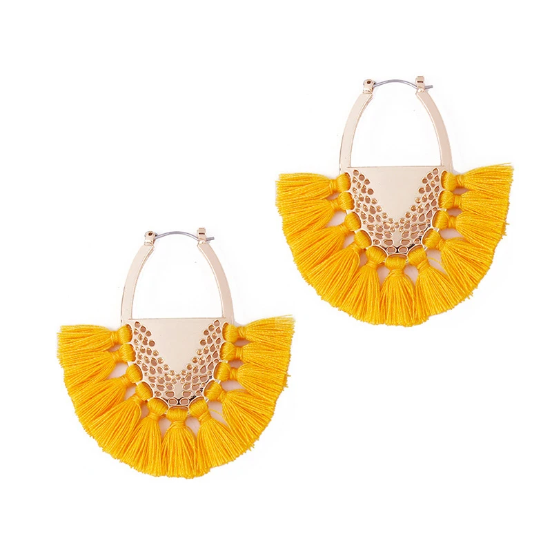 meidi 6 Colors Handmade Tassel Earrings Bohemian Soft Short for Women Vintage Jewelry Pendant 2018 | Украшения и аксессуары