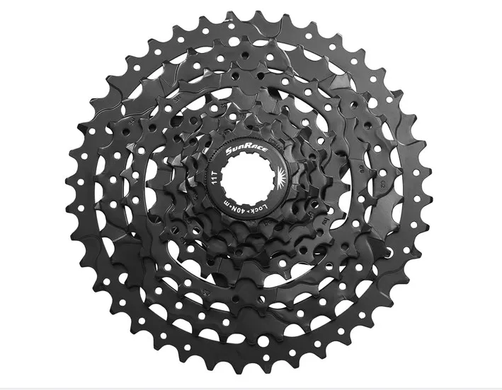 Csm680 sunracing 8 скоростей 11-40 т широкий mtb лента Передаточное отношение Велосипед маховик - Цвет: black