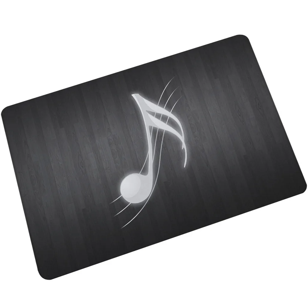 Креативный музыкальный коврик с рисунком для входной двери Противоскользящий