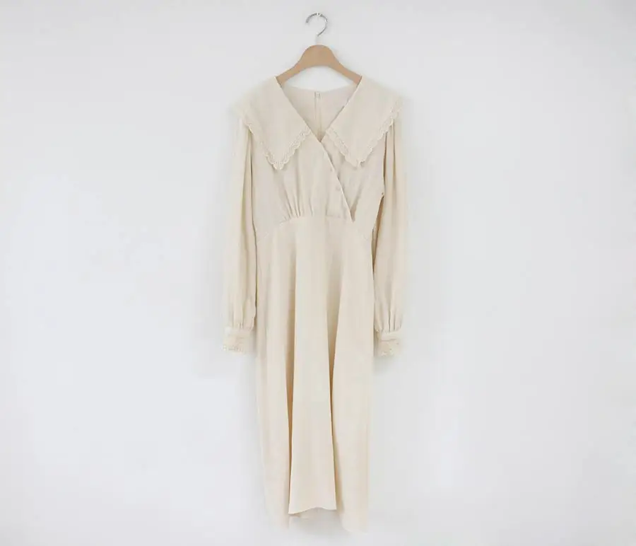 Коллекция года, Новое поступление, S-XL-весеннее кружевное платье для девочек, повседневное, бохо, OL, повседневное, синее, с длинным рукавом, женские платья, женское платье, брекеты, robe Femme Vestido