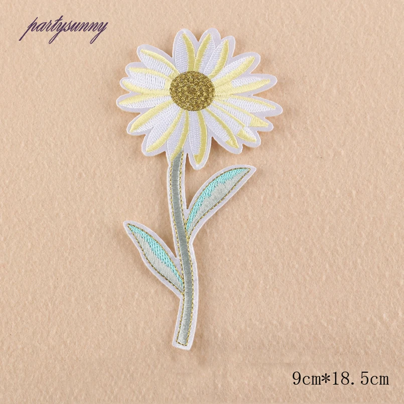 PF Фламинго Бабочка Вышитые Патчи для Одежды Швейные Роуз Цветок Пятно На Платье