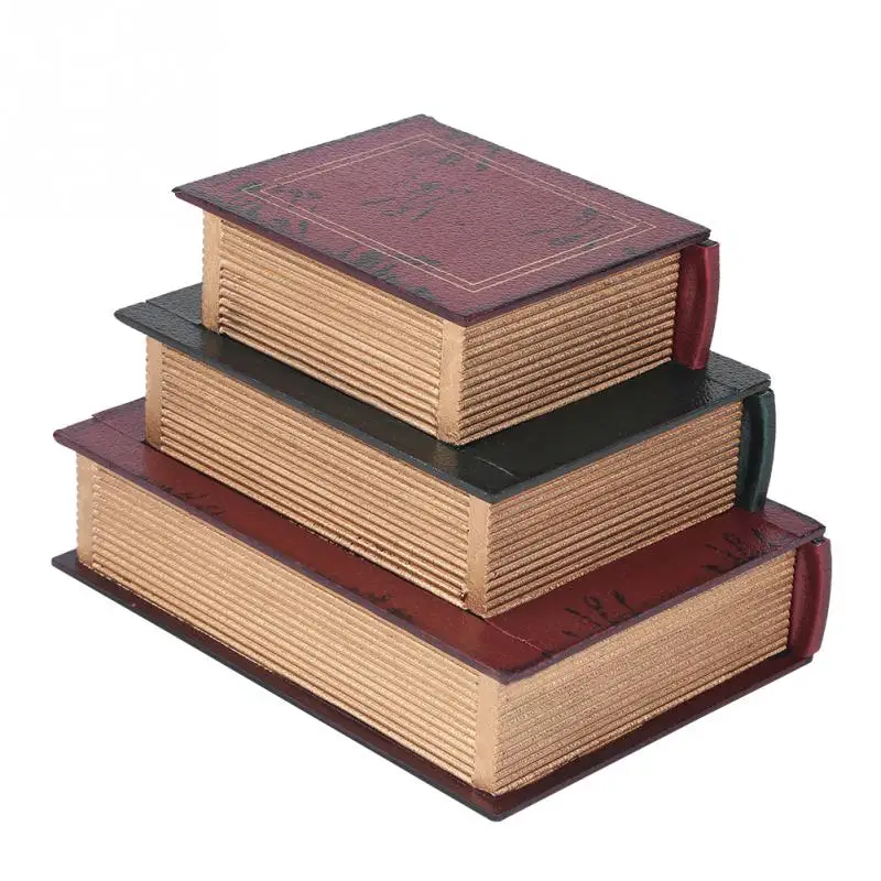 Модная Подарочная коробка для хранения ювелирных изделий в форме книги, чехол-органайзер, ящик для украшений, серьги, браслеты, ожерелья, броши, чехол s