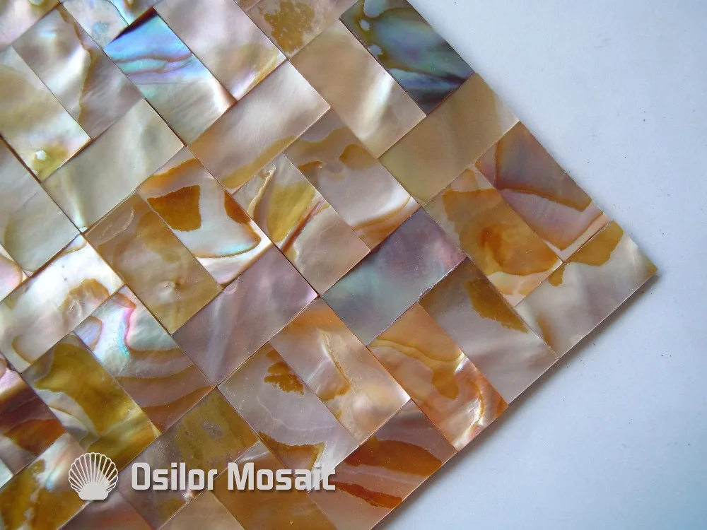 Естественный Радужный цветная китайская пресноводная раковина бесшовная