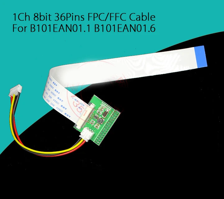 Для B101EAN01.1 B101EAN01.6 10,1 дюймов адаптер LVDS пластина конвертер 0,5 мм 36Pin FFC кабель под экранный интерфейс ldvs c шлейфами FFC FPC конверсионная плата 0,5 Шаг