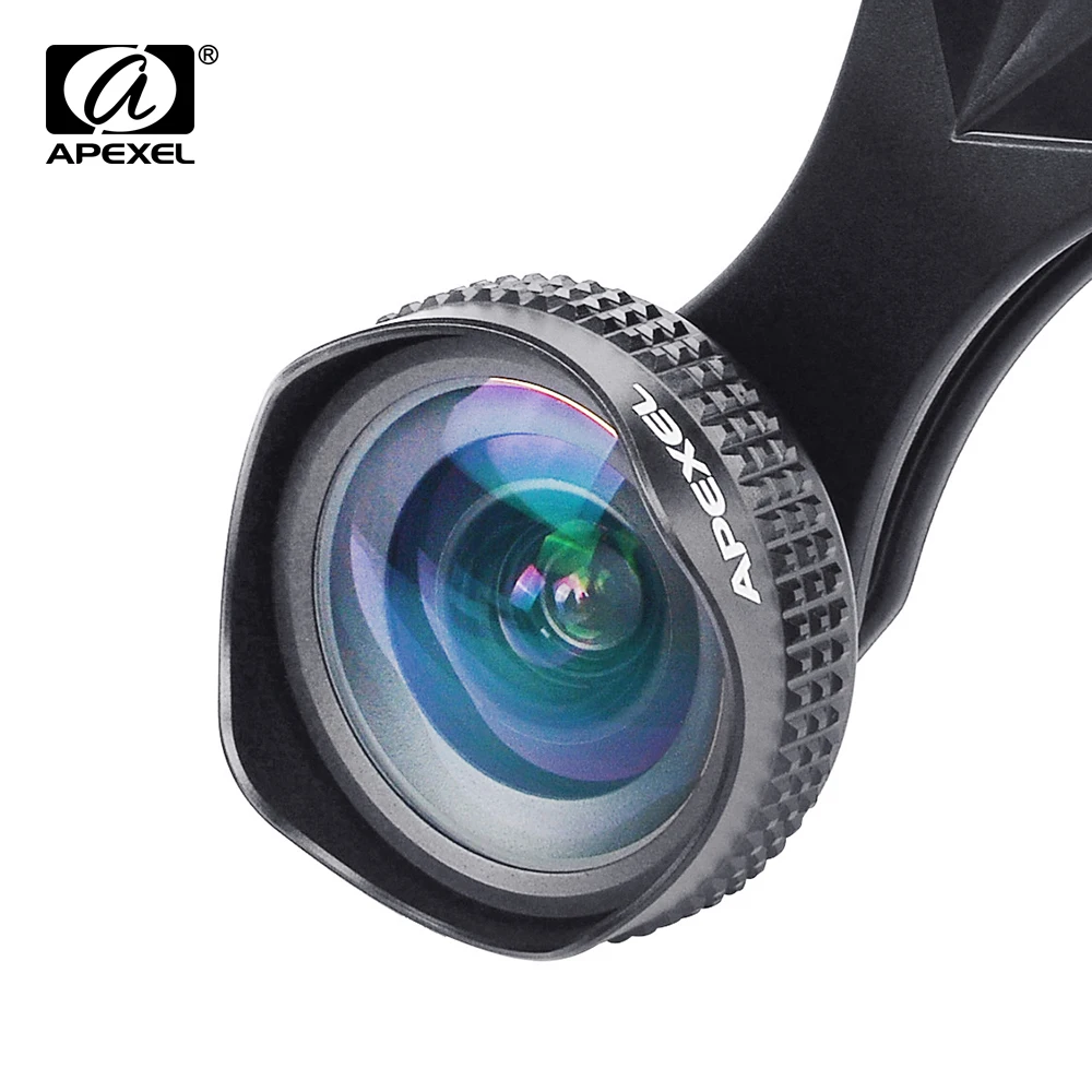 Оптический Объектив Apexel Pro 18 мм HD широкоугольный фотообъектив набор 2x больше