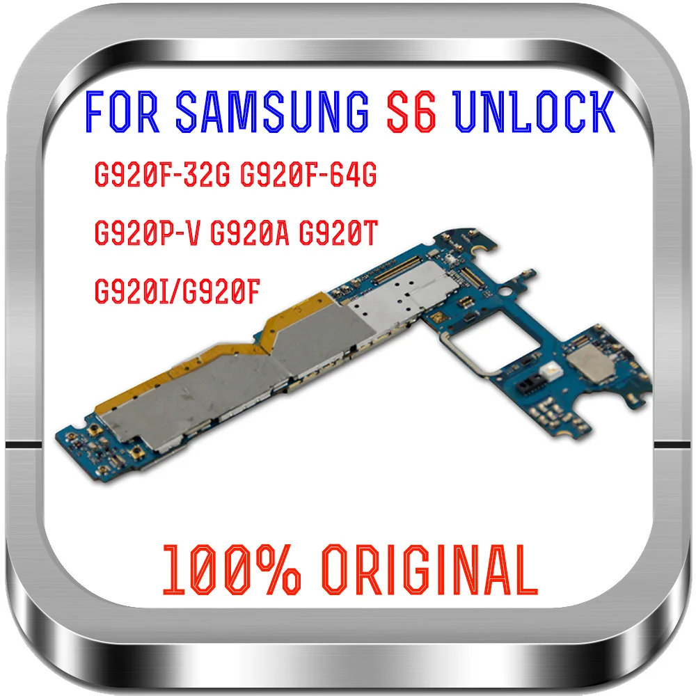 Европейская версия 32 ГБ для материнской платы Samsung Galaxy S6 G920F G920P G920V G920A G920T G920I