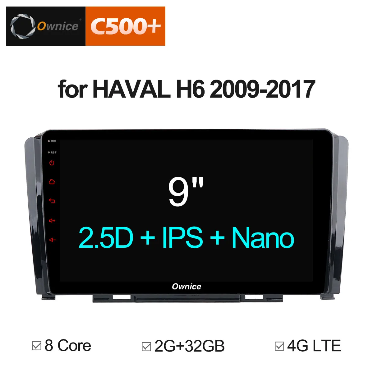 Ownice C500 + G10 dvd плеер автомобиля Android 8 1 для Great Wall Hover Haval H6 Greatwall 2G RAM радио gps навигации