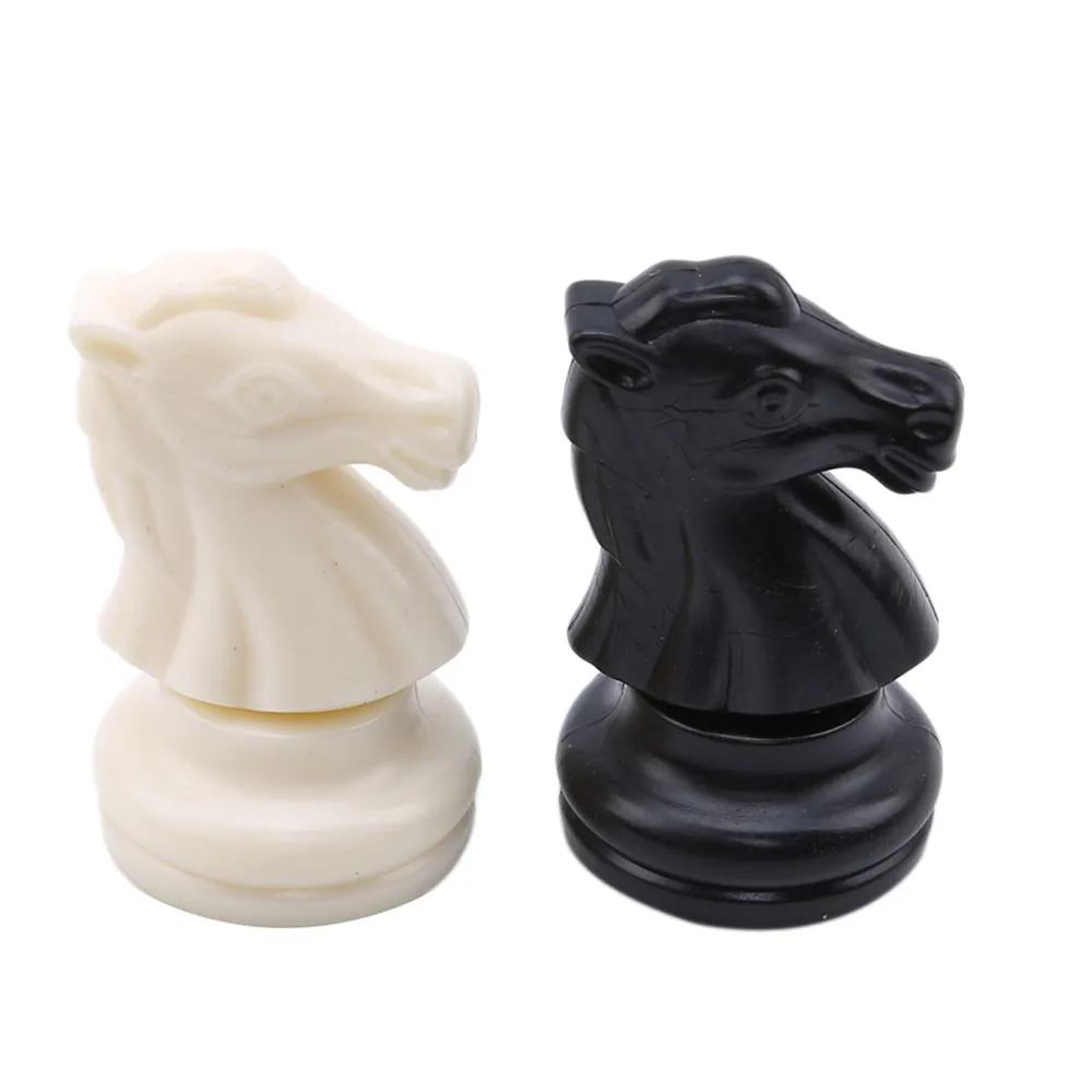 Ellenmar Chess Board Game Pieces Set International Complete Chessmen White and Black | Дом и сад