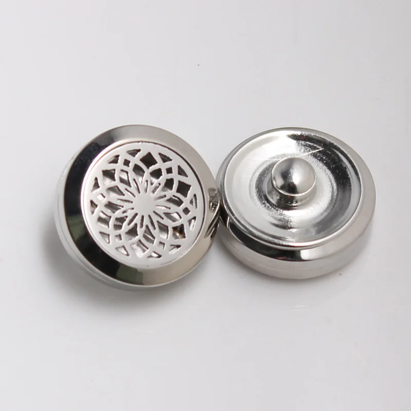 2017 Dropshipp серебро 20 мм духи медальон оснастки кнопка из нержавеющей стали животное