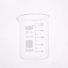 Мензурка низкой формы, емкость 2000 мл, внешний диаметр = 130 мм, высота = 185 мм, лабораторная Мензурка