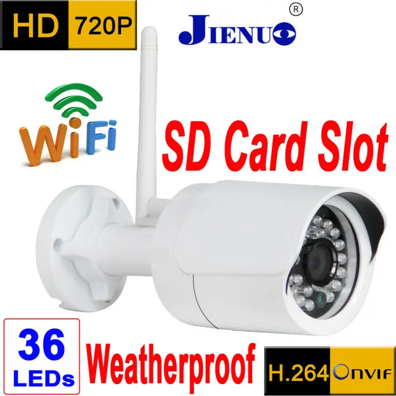 Ip-камера wifi беспроводная 720 P для наружного наблюдения водонепроницаемая