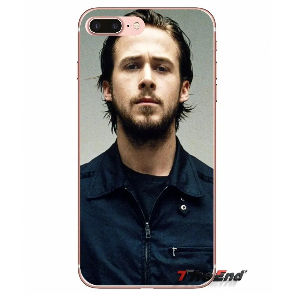 Прозрачный мягкий чехол для iPhone X 4 4S 5 5S 5C SE 6 6S 7 8 Plus Samsung Galaxy J1 J3 J5 J7 A3 A5 2016 2017 Ryan Gosling |